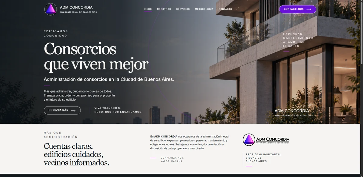 Administración Concordia: sitio institucional
